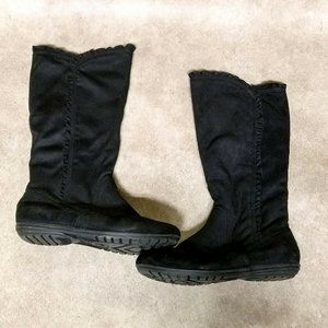 R2 Womens Amberly Size 6 Black Mid Calf Tall Riding Boots